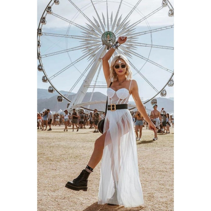 Bohemian Vintage Sheer Long Dresses Summer Beach Party Party Long Dresses - Image 9